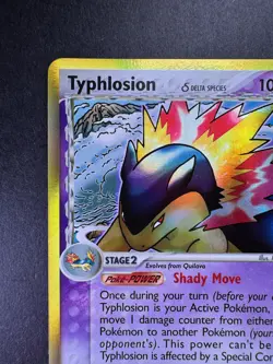 Pokemon Typhlosion 2006 EX Dragon Frontiers 12/101 Holo TCG - Image 2