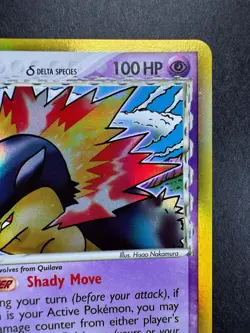 Pokemon Typhlosion 2006 EX Dragon Frontiers 12/101 Holo TCG - Image 3