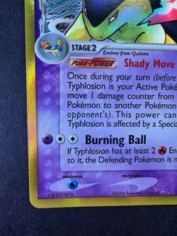 Pokemon Typhlosion 2006 EX Dragon Frontiers 12/101 Holo TCG - Image 4