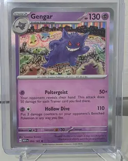 Gengar 094/165 Scarlet & Violet 151 Pokemon Reverse Holo Foil Rare - Image 2