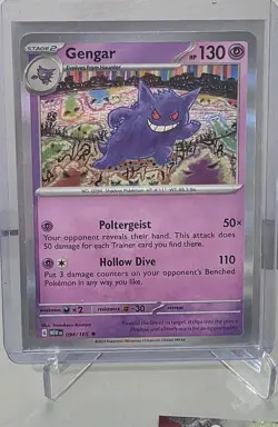 Gengar 094/165 Scarlet & Violet 151 Pokemon Reverse Holo Foil Rare - Image 3