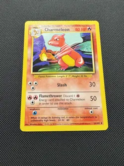 Pokemon TCG Charmeleon 24/102 Base Set Uncommon Near Mint 1999 WoTC Unlimited - Image 2