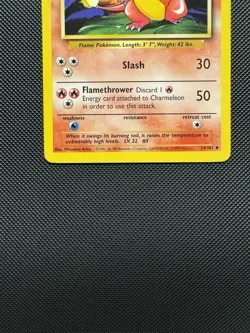 Pokemon TCG Charmeleon 24/102 Base Set Uncommon Near Mint 1999 WoTC Unlimited - Image 4