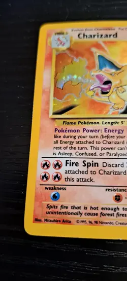 Pokemon TCG Charizard Base Set 4/102 Holo 1999-2000 Wizards Base Set... - Image 2