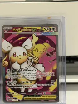 Pokemon Mega Audino EX 253/217 ASC Full Art Ultra Rare Holo Nintendo Hero - Image 4