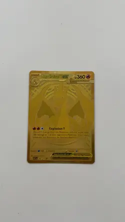 Mega Charizard Y ex ASC EN 294/217 GOLD Hyper Rare Pokemon Ascended Heroes - Image 1