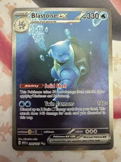 Pokemon Blastoise EX 200/165 Special Illustration Rare Scarlet & Violet 151 NM - Image 1