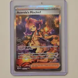 The Pokemon Company Acerola's Mischief 183/132 Special Illustration Rare - Image 1
