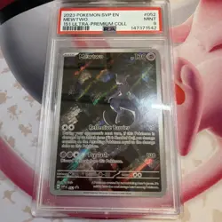 PSA 9 Mewtwo Black Star Promo #52 Pokemon 151 ENGLISH 2023 Scarlet & Violet - Image 1