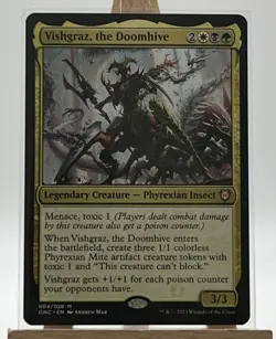 Vishgraz, the Doomhive MTG Mint ONC 004/028 Phyrexia Commander Mythic - Image 1
