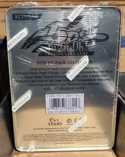 YUGIOH 2011 YUSEI DUELIST PACK COLLECTION TIN (4 BOOSTERS) FACTORY SEALED NEW - Image 2