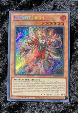 Elfnote Lucina BPRO-EN010 Secret Rare Burst Protocol 1st Edition Yugioh NM! - Image 2