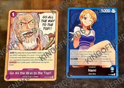4x One Piece TCG! Nami P-117 Go All The Way To The Top Promo NM ENGLISH SEALED - Image 2