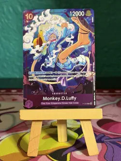 One Piece Monkey D. Luffy P-099 Promo Pack Four Emperors Card - Image 1