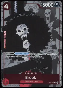 Brook - (Alternate Art) PR One Piece Promotion Cards OP01-022 NMFoil - Image 1