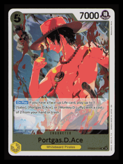 Portgas D. Ace PRB02-018 R ONE PIECE Card The Best 2 - NM RARE - Image 1