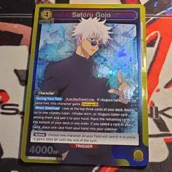 Jujutsu Kaisen Union Arena Satoru Gojo Action SR Super Rare Holo 4000 BP 004 - Image 1