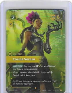 Corina Veraza SFD 179/221 Epic Riftbound Spiritforged League of Legends NM - Image 1