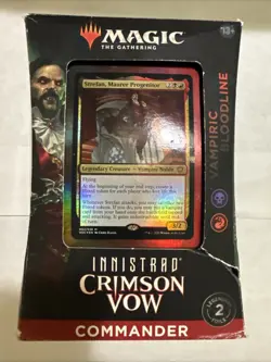 MTG Magic the Gathering Innistrad Crimson Vow Vampiric Bloodline Commander Deck - Image 1