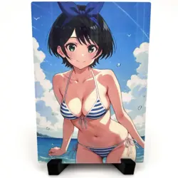 Rent-A-Girlfriend Ruka Sarashina Sexy Anime Waifu Girl Goddess Story Art Card - Image 2