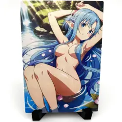 Sword Art Online Asuna Yuuki Sexy Anime Waifu Girl Lewd Goddess Story Art Card - Image 1