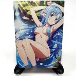 Sword Art Online Asuna Yuuki Sexy Anime Waifu Girl Lewd Goddess Story Art Card - Image 2