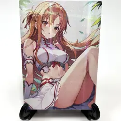Sword Art Online Yuuki Asuna Sexy Hot Anime Waifu Girl Goddess Story Art Card - Image 2