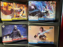 star wars weiss schwarz comeback Complete 4 Card CR Set - Image 1