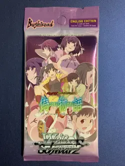 1x New sealed Weiss Schwarz English Nisemonogatari Booster Pack WeiB cards Tcg - Image 1