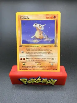 Pokemon TCG Cubone 1st Edition Jungle Card 50/64 Vintage 1999 LP/MP - Image 1