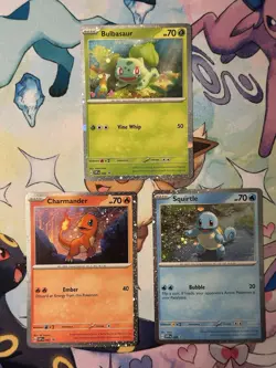 Scarlet & Violet 151 Poster Collection Promos - 3 Cosmos Holo Card Set - NM - Image 1