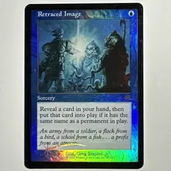 Retraced Image 46/143 Rare Foil Card Torment Magic the Gathering MTG LP/MP - Image 1