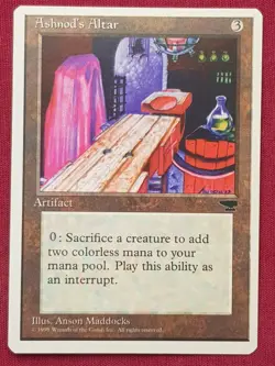 Magic The Gathering CHRONICLES ASHNOD'S ALTAR artifact card MTG - Image 1