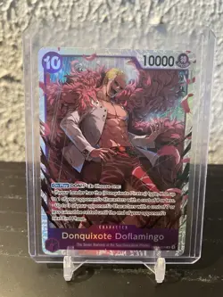 Bandai One Piece Card Game Donquixote Doflamingo - OP14-069 Super Rare Foil - Image 1