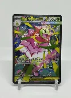 Mega Meganium EX Pokemon Card 272/217 Full Art Holo - NEAR MINT/MINT - Image 1