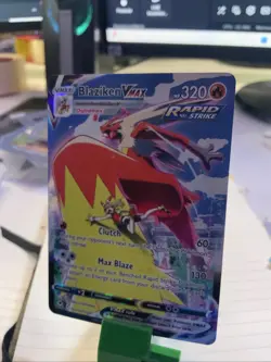 Pokemon Blaziken VMAX TG15/TG30 Ultra Rare Full Art Rapid Strike Holo Card - Image 1