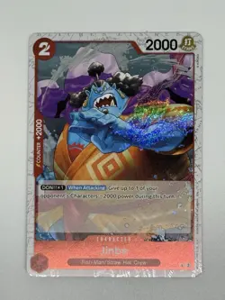 One Piece Card Game Jinbe ST10-005 Character 2000 Power Foil English - Image 1
