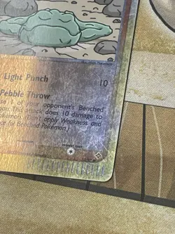 Pokemon TCG Geodude 55/97 EX Dragon Reverse Holo Vintage Card WOTC EX Series! - Image 3