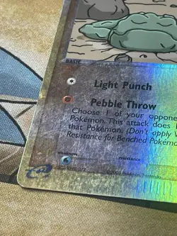 Pokemon TCG Geodude 55/97 EX Dragon Reverse Holo Vintage Card WOTC EX Series! - Image 4