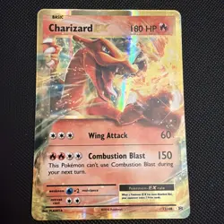 Pokemon Charizard EX 12/108 Evolutions Ultra Rare Holo 180 Trading Card - Image 1