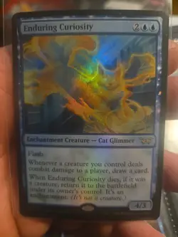 MTG Enduring Curiosity Regular Rare Card #51 Duskmourn: House of Horror NM FOIL! - Image 1