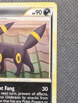 2010 Pokemon Umbreon - 10/90 - Undaunted Non- Holo Card Vintage TCG Eeveelution - Image 4