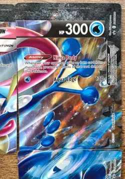 Pokemon TCG Greninja V Union SWSH155 SWSH156 SWSH158 Holo Rare Card Lot 3/4 - Image 3