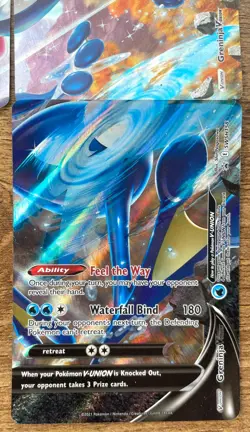 Pokemon TCG Greninja V Union SWSH155 SWSH156 SWSH158 Holo Rare Card Lot 3/4 - Image 4