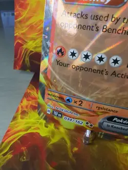 Pokemon Incineroar EX 034/162 Oversize Jumbo Official Card - Image 5