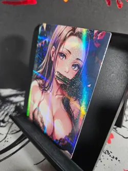 Nezuko Kamado Demon Slayer Art Card Holo Glitter Anime Sexy Waifu CCG - Image 2