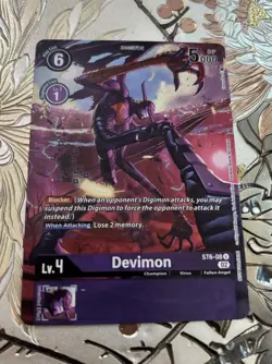 Digimon Card Game Devimon ST6-08 U Illustration Competition Alt Art AUC 4 - Image 1