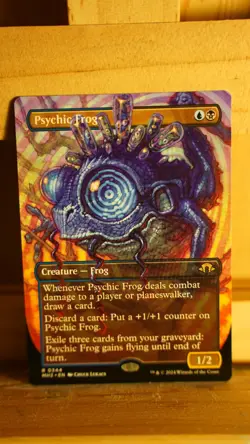 Psychic Frog - NM - Borderless - Modern Horizons 3 - MTG - Image 1