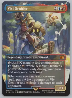 MTG - Final Fantasy - Vivi Ornitier (Borderless) #321 -g585 - Image 1