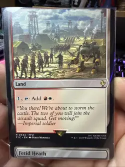 Sunscorched Divide Misprint Mtg Final Fantasy Miscut - Image 1